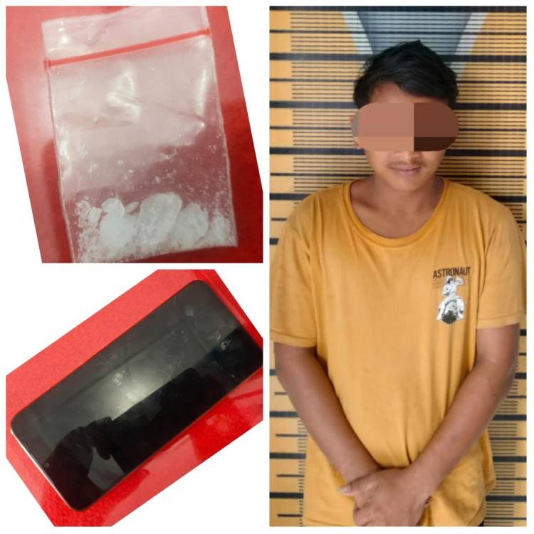 Kantongi 0,64 Gram Sabu, Maji Di Tangkap Brimob