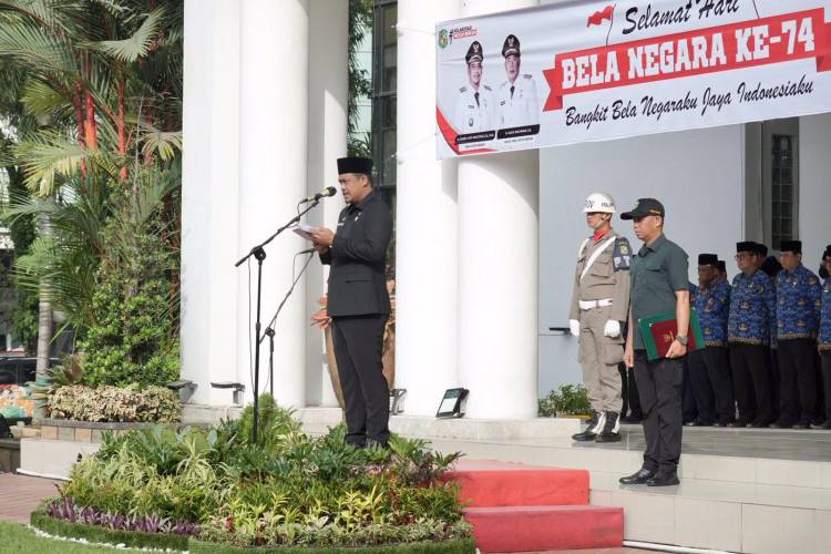 Bobby Nasution Jadi Inspektur Upacara Peringatan Hari Bela Negara ke-74 Tahun 2022