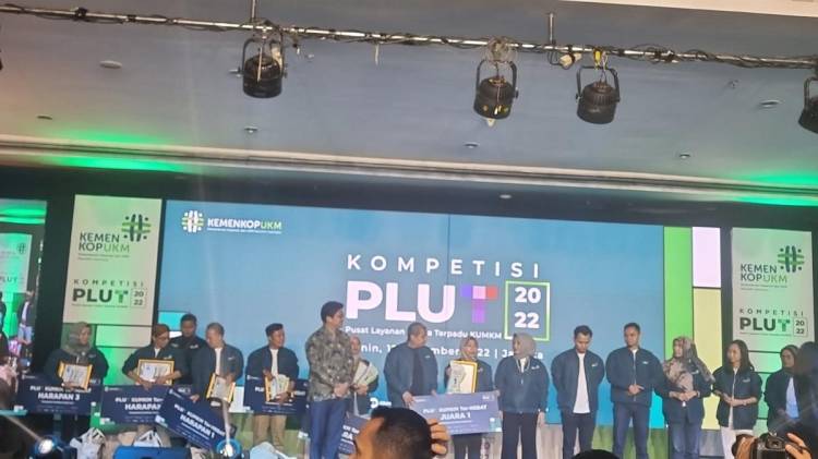 Kategori PLUT Terhebat Seluruh Indonesia, Dinas Koperasi Sumut Raih Harapan Tiga PLUT Terhebat