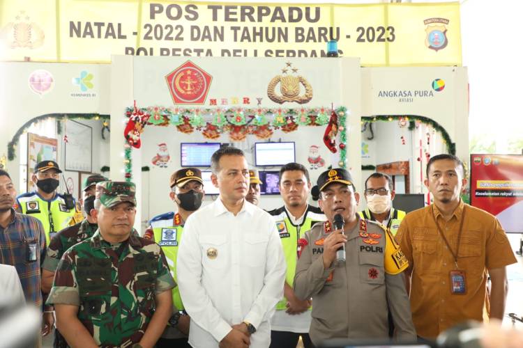 Kapolda Sumut, Wagubsu, Pangdam Cek Bandara Kualanamu Pastikan Pengamanan Berjalan Lancar Selama Nataru