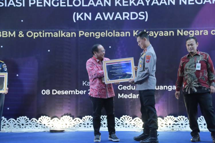 Polda Sumut Raih KN Awards, Predikat Terbaik Pengelolaan Kekayaan Negara Tahun 2022