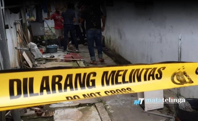 Wanita Dibantai di Binjai, Leher Terlilit Kabel, Suami Menghilang
