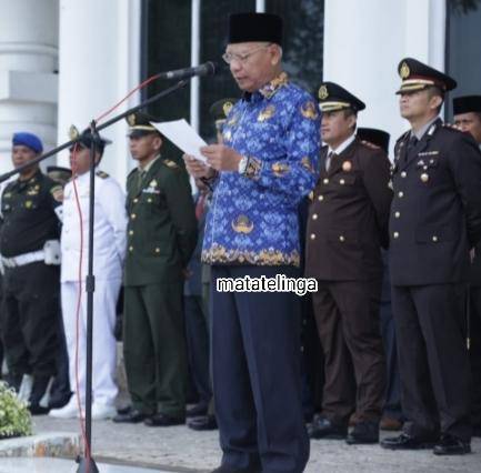 Bupati Asahan Sampaikan Pidato Tertulis Presiden RI Tentang Bela Negara