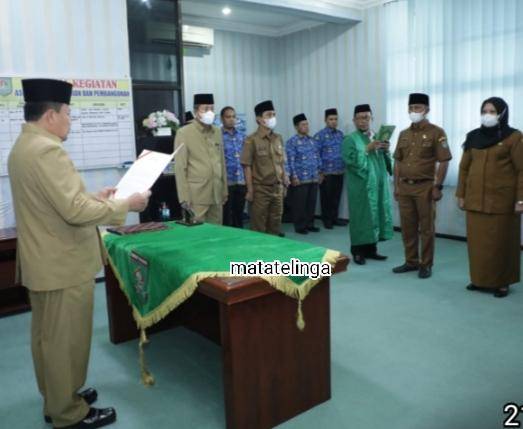 Assisten II Bidang Perek Dan Pembangunan Lantik Dua Pejabat Fungsional