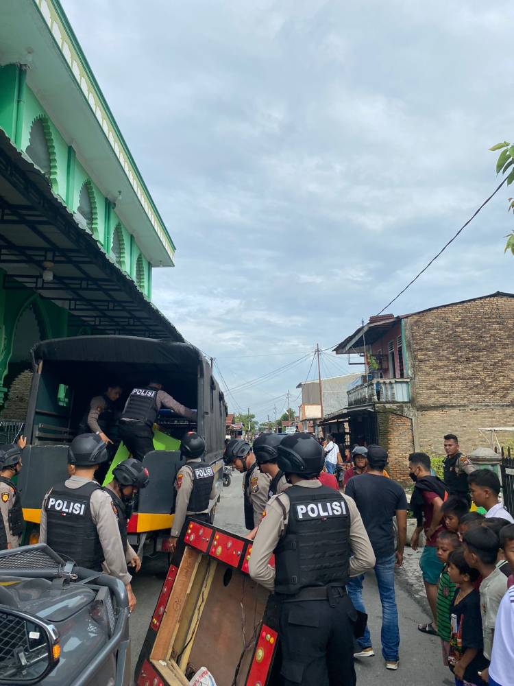Polsek Percut Sei Tuan Berantas judi