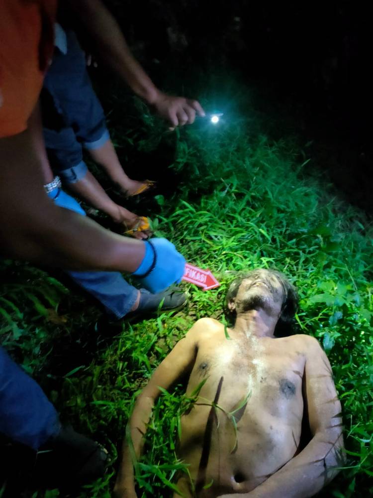 Mayat Mr X Ditemukan Di Bawah Jembatan Sungai Lau Dendang