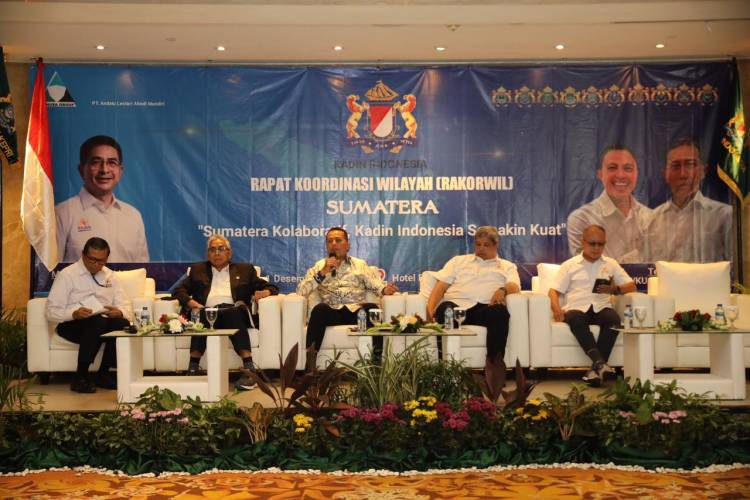 Hadiri Rakorwil KADIN Sumatera, Ijeck Harap Sinergi dengan Kadin Diperkuat