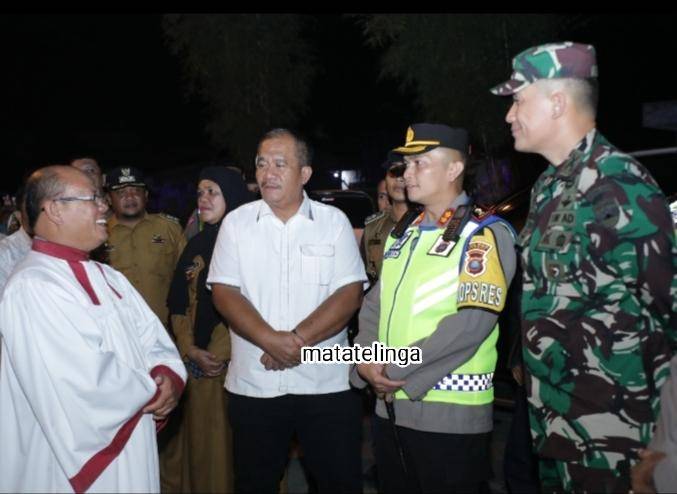 Wabup Bersama Forkopimda Asahan Inspeksi PAM Ibadah Natal