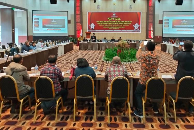 KPU Toba Sosialisasi  Penataan Dapil dan Alokasi Kursi DPRD