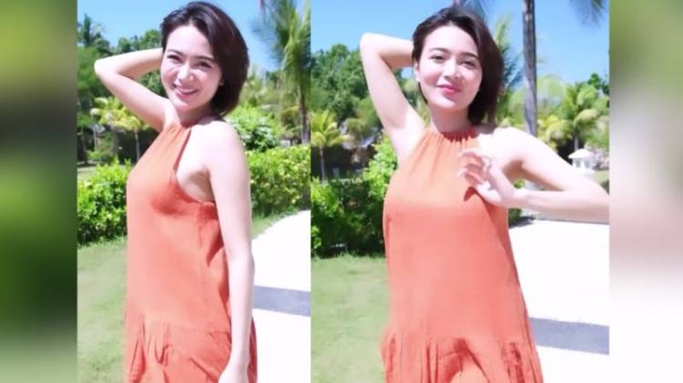 Berbalut Dress Transparan, Pesona Wika Salim Pamerkan Body Goals