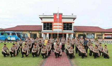 Waka Polres Labuhanbatu Pimpin Apel Melepas Siswa Latja Diktu Polri DPN Hinai