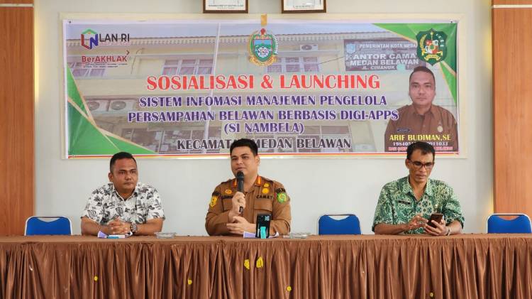 Kecamatan Medan Belawan Launching Aplikasi Sinambela