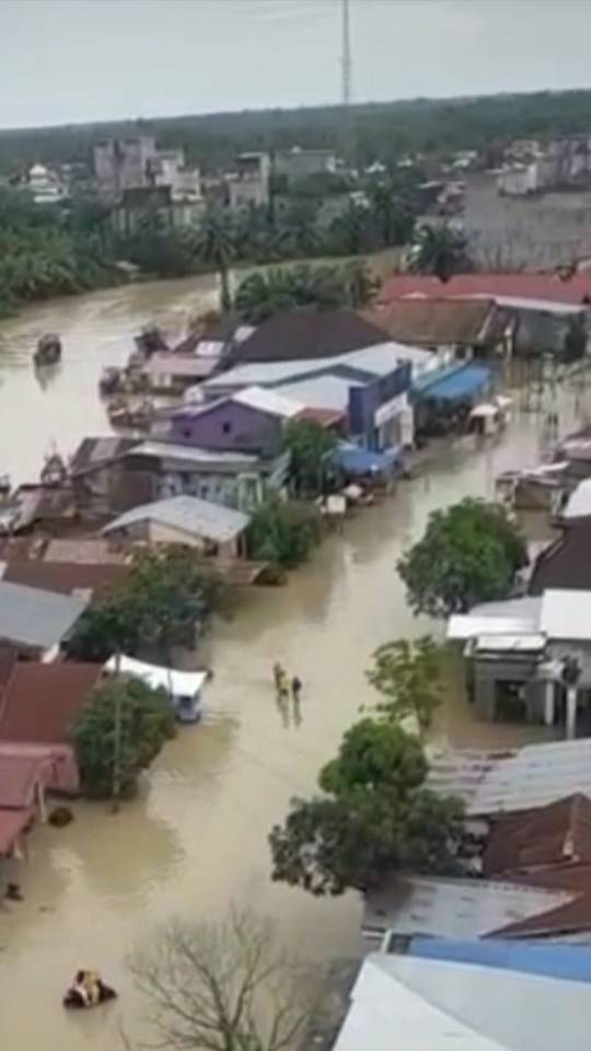 Ribuan Rumah Terendam Banjir di Sergai