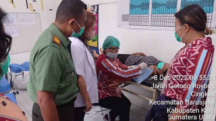 Tekan Laju Pertumbuhan Penduduk, Dandim 0205/TK Terus Perintahkan Danramil Pantau Pelayanan KB