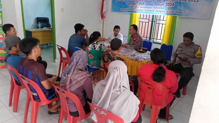 Polsek Kotarih Polres Sergai Gelar Jum'at Curhat