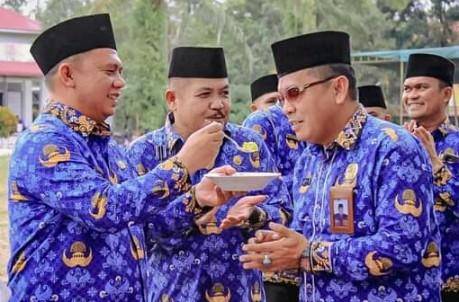 Bupati Labuhanbatu Pimpin Upacara Peringatan Hari Ulang Tahun ke-51 Korpri