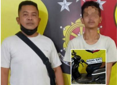 Merampok Dipinggir Jalan, Team Opsnal Unit Reskrim Polsek Kualuh Hulu Amankan Tersangka Dari Kamar Hotel