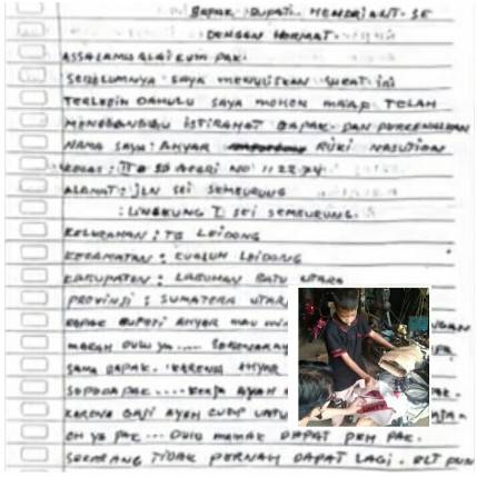 Dikirain Surat Cinta Dari Ayank Yang Diterima Bupati Labura,  Ternyata Ini Isinya
