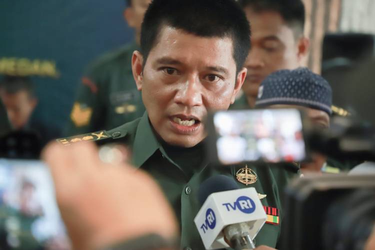 Kapendam I/BB Pastikan Tidak Ada Intervensi Maupun Keterlibatan Prajurit TNI AD dalam Kasus Dugaan Tambang Emas Ilegal