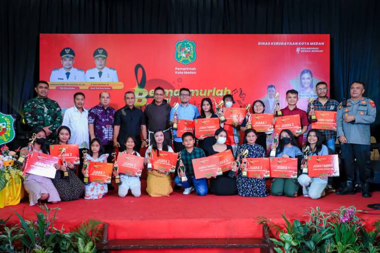 Lomba Bermazmur Ditutup, Pemenang Lomba Berharap Event ini rutin Digelar Pemko Medan