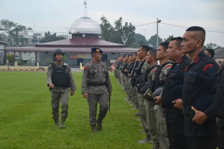 Optimalisasi Penugasan Jelang Akhir Tahun, Dansat Brimob Polda Sumut Pimpin Apel Kesiapsiagaan