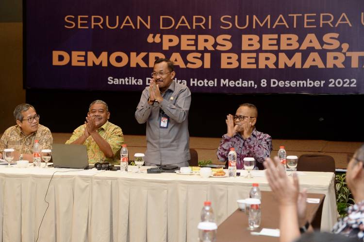 Jelang HPN 2023, Pemprov Sumut dan PWI Adakan FGD Bahas Demokrasi Pers