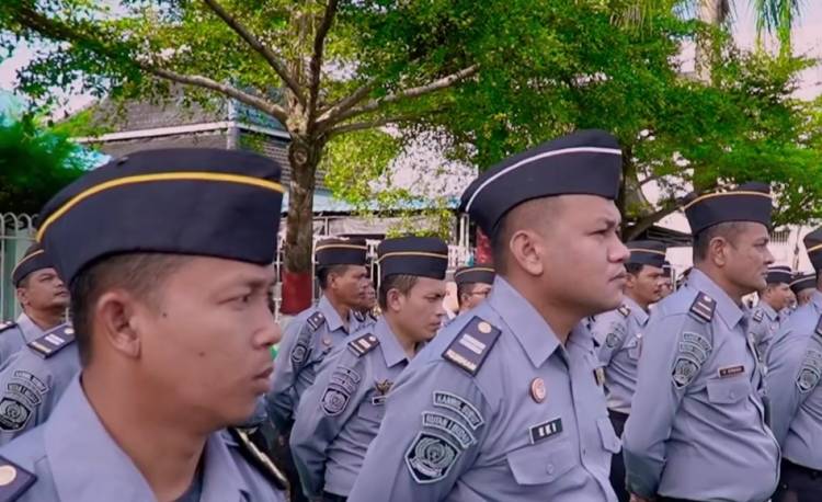 Rutan kelas I Medan Gelar Upacara Bela Negara