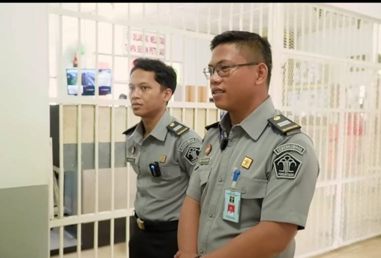 Rutan kelas I Medan kanwil kemenkumham Sumut bebaskan warga binaan yang mendapat PB dan CB
