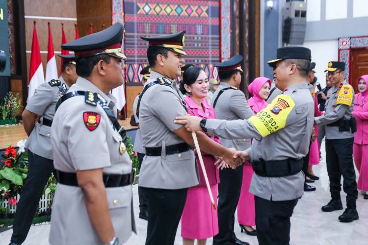 Kapolda Sumut Lantik Pejabat Utama dan Sejumlah Kapolres