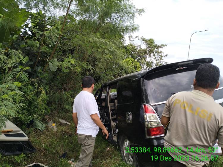 Kecelakaan Maut di Tol Medan-Tebing Tinggi, 4 Korban Tewas, Ini Identitasnya