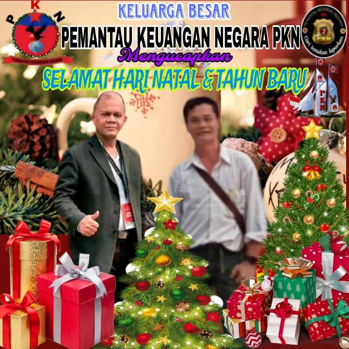 Pemantau Keuangan Negara PKN Mengucapkan Selamat Hari Natal 2023 & Tahun Baru 2024.