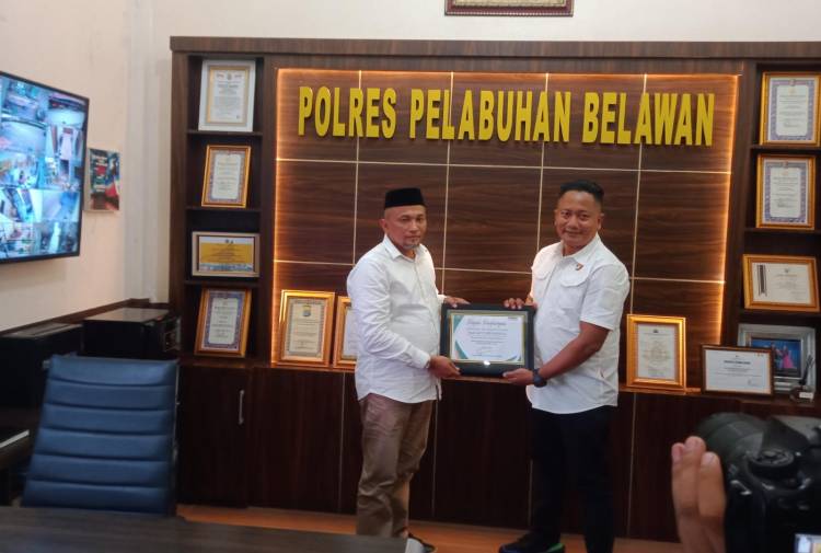 Berhasil Ungkap Narkoba, AMBe Berikan Apresiasi Ke Kapolres Belawan