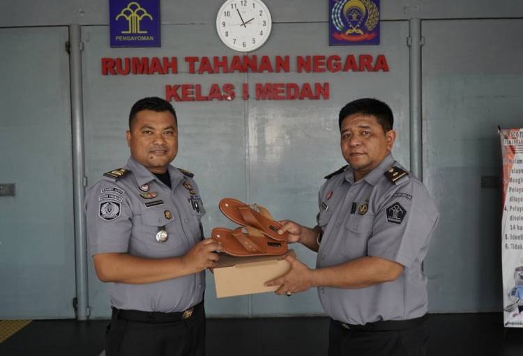 Rutan kelas I Medan  Terima Kunjungan Studi Banding Rutan Takengon