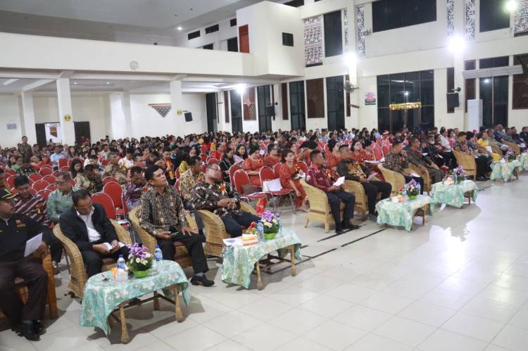 Perayaan Natal Keluarga Besar Polres Simalungun Penuh Sukacita dan Hikmat