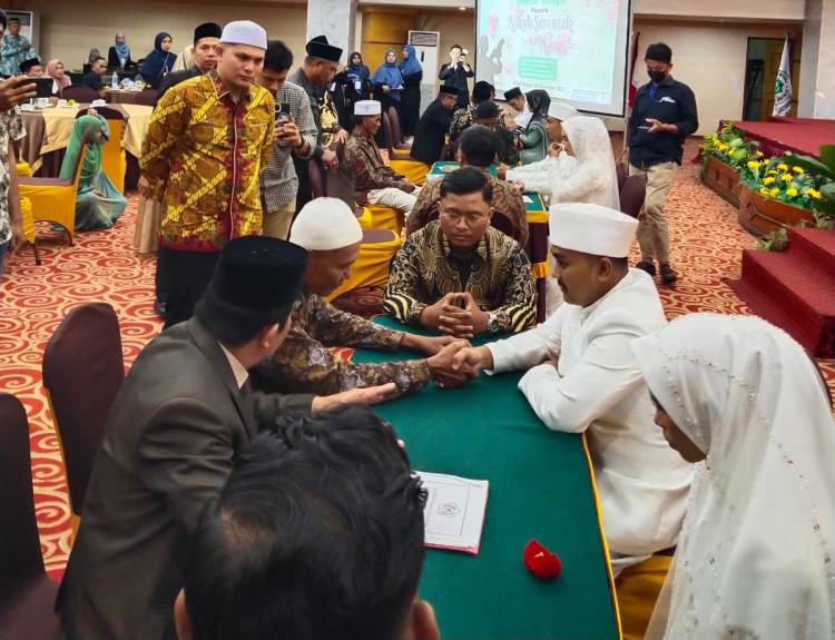 Ketua Gerakan Santri M Faisal Gelar Nikah Massal Gratis