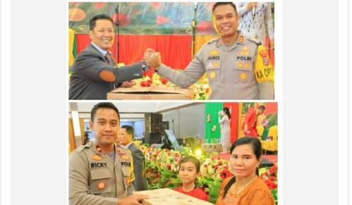 Keluarga Besar Polres Labuhanbatu Gelar Perayaan Natal