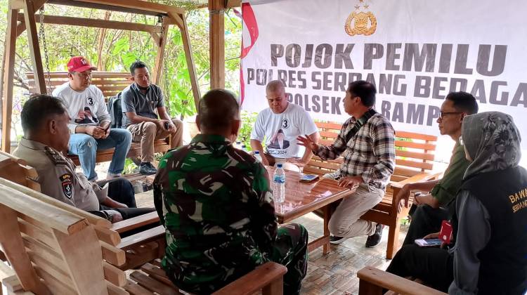 Polsek Firdaus Polres Serdang Bedagai adakan Penggalangan dan Koordinasi Pojok Pemilu menjelang Pemilu Tahun 2024
