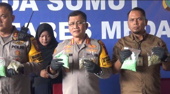 15.000 Butir Pil Ekstasi untuk Perayaan Malam Pergantian Tahun Gagal Beredar di Medan