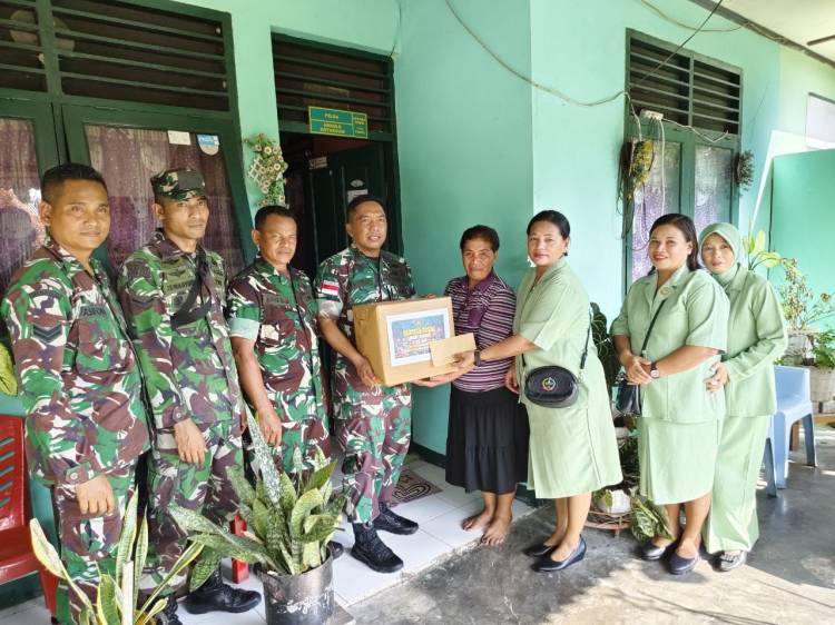 Isi Rangkaian Hari Juang TNI AD Ke-78, Kodim 1710/Mimika Laksanakan Anjangsana Ke Warakawuri