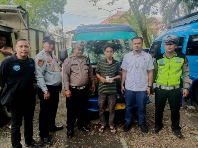 Polres Tanjung Balai dan BNNK Gelar Tes Urine Pengemudi Angkutan Umum Jelang Nataru