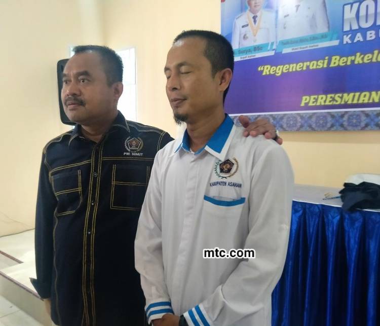 Sapriadi Terpilih Ketua PWI Asahan Periode 2023-2026