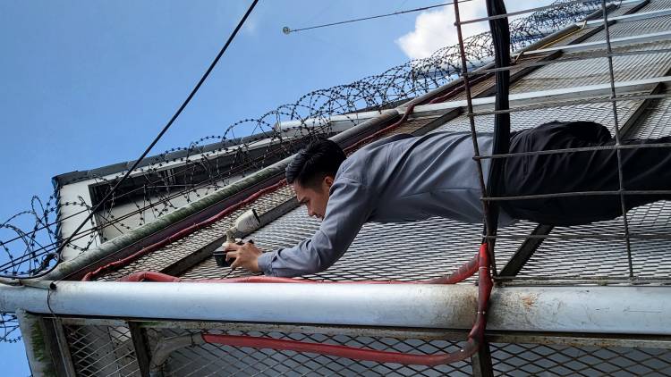 Antisipasi Gangguan Kamtib Jelang Nataru, Rutan Tanjung Pura Pastikan Keamanan Area Blok Hunian