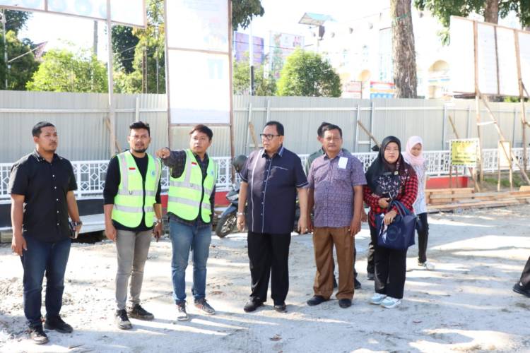 Penataan Rampung, Baskami Minta Alun-Alun Siantar Berfungsi Sebagai Ruang Terbuka Hijau