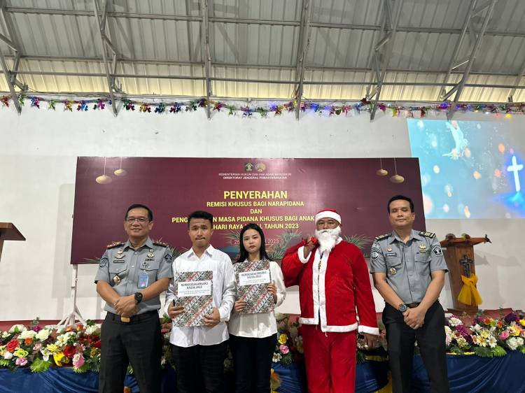 301 Narapidana Di Lapas Pematang Siantar Mendapatkan Remisi Natal, 3 Diantaranya Langsung Bebas