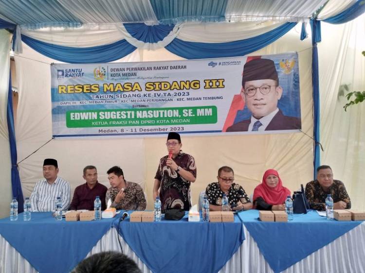 Edwin Sugesti : Uneg-uneg Warga Menjadi Perhatian DPRD Medan