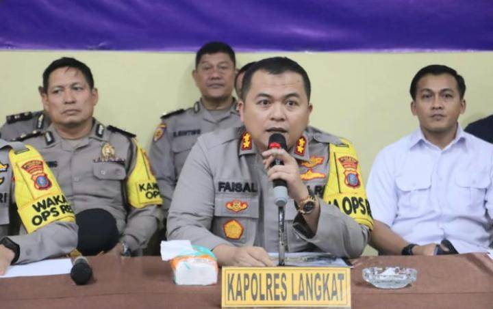 Kapolres Langkat :  Pengungkapan Kasus Narkotika  Tahun 2023  Naik Signifikan