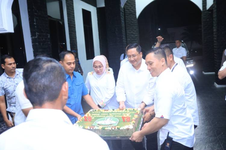 Kapolda bersama Wakapolda Aceh Hadiri Syukuran HUT Ke-67 Kodam IM