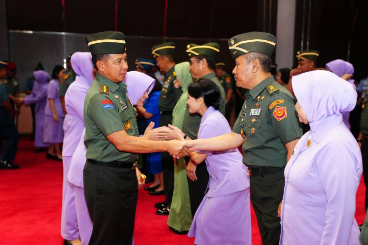 Panglima TNI Pimpin Laporan Korps Kenaikan Pangkat 37 Perwira Tinggi TNI