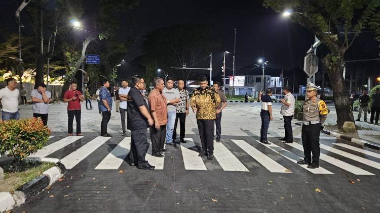 Sudah Sesuai Spesifikasi, Intersection Jalan Sudirman Sudah Bisa Dilalui