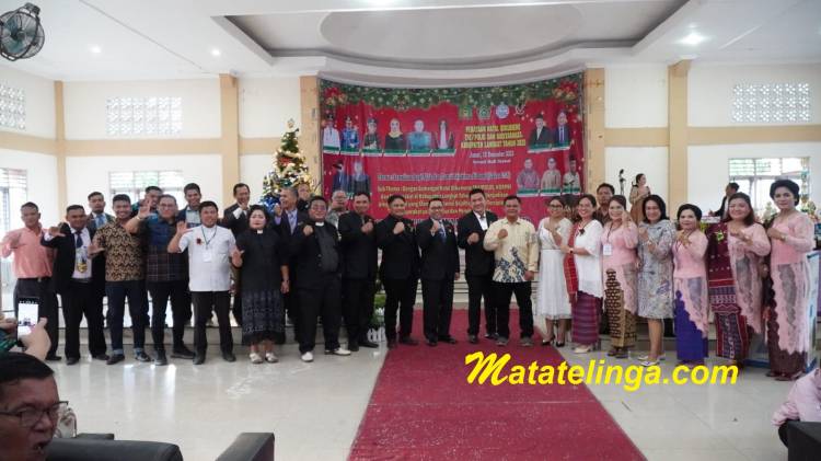 Perayaan Natal Oikumene se Langkat 2023, Jemaat Kristiani Doakan Syah Afandin Kembali Pimpin Langkat